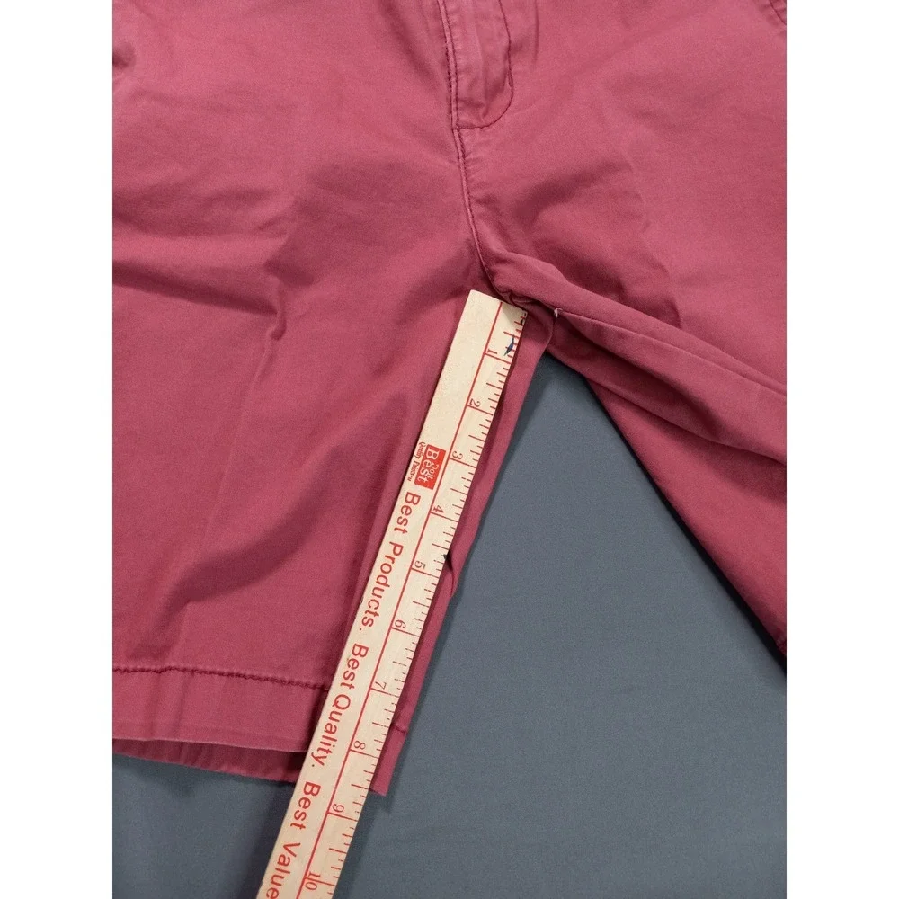 OshKosh Bgosh Boys Salmon‎ Pink Coral Chino Shorts Adjustable Waist Size 10